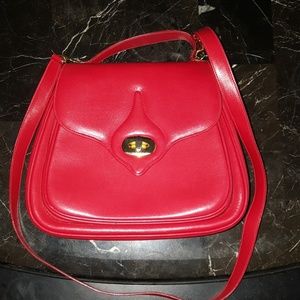 Linea 86 Pelletteria Red Purse